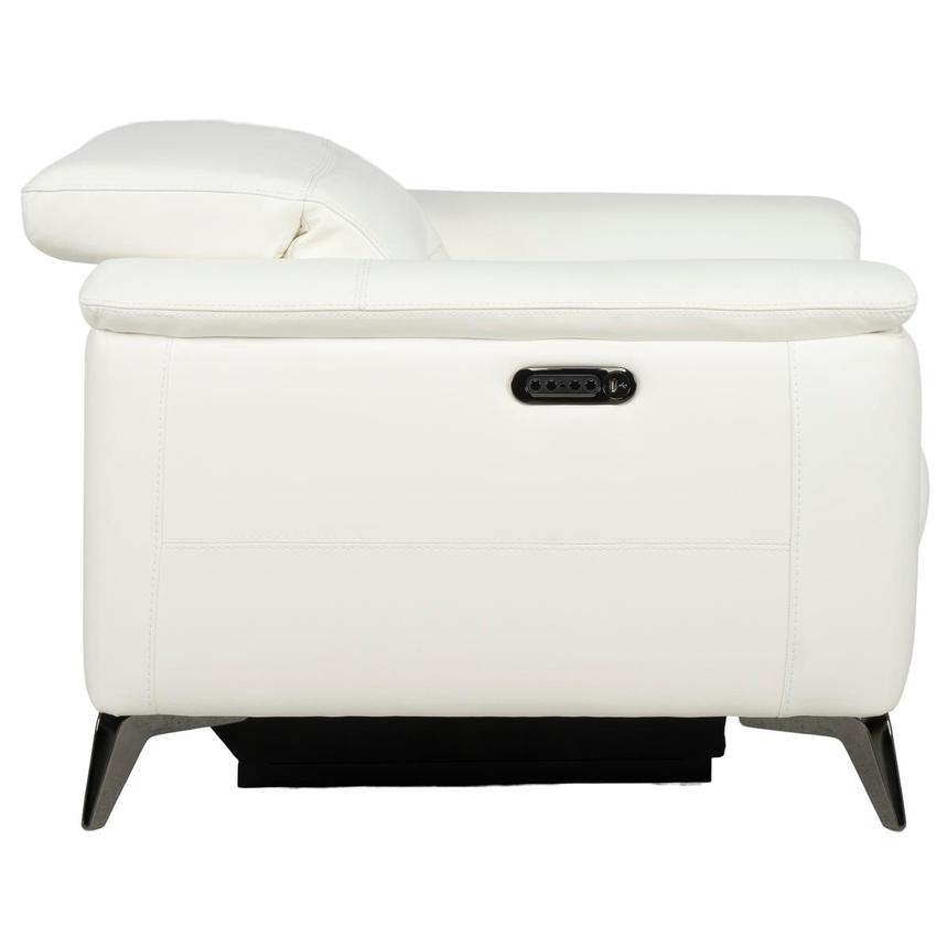 Anabel White 2.0 Leather Power Recliner alternate image, 4 of 11 images.