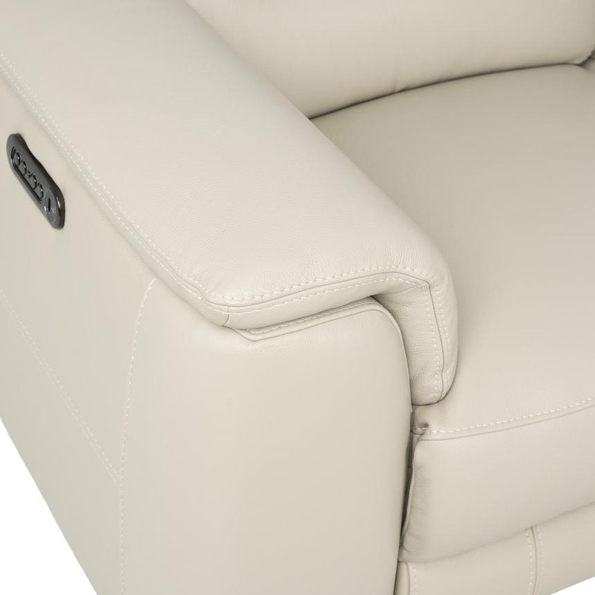 Anabel Cream 2.0 Leather Power Reclining Loveseat alternate image, 9 of 11 images.