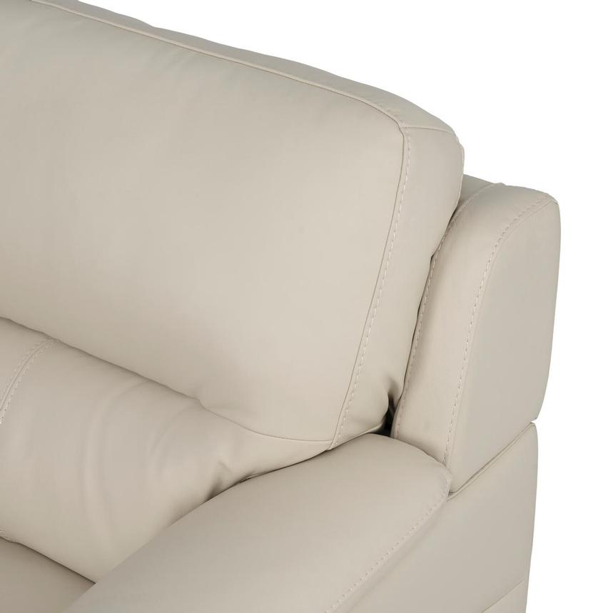 Bali Cream Leather Loveseat alternate image, 6 of 8 images.