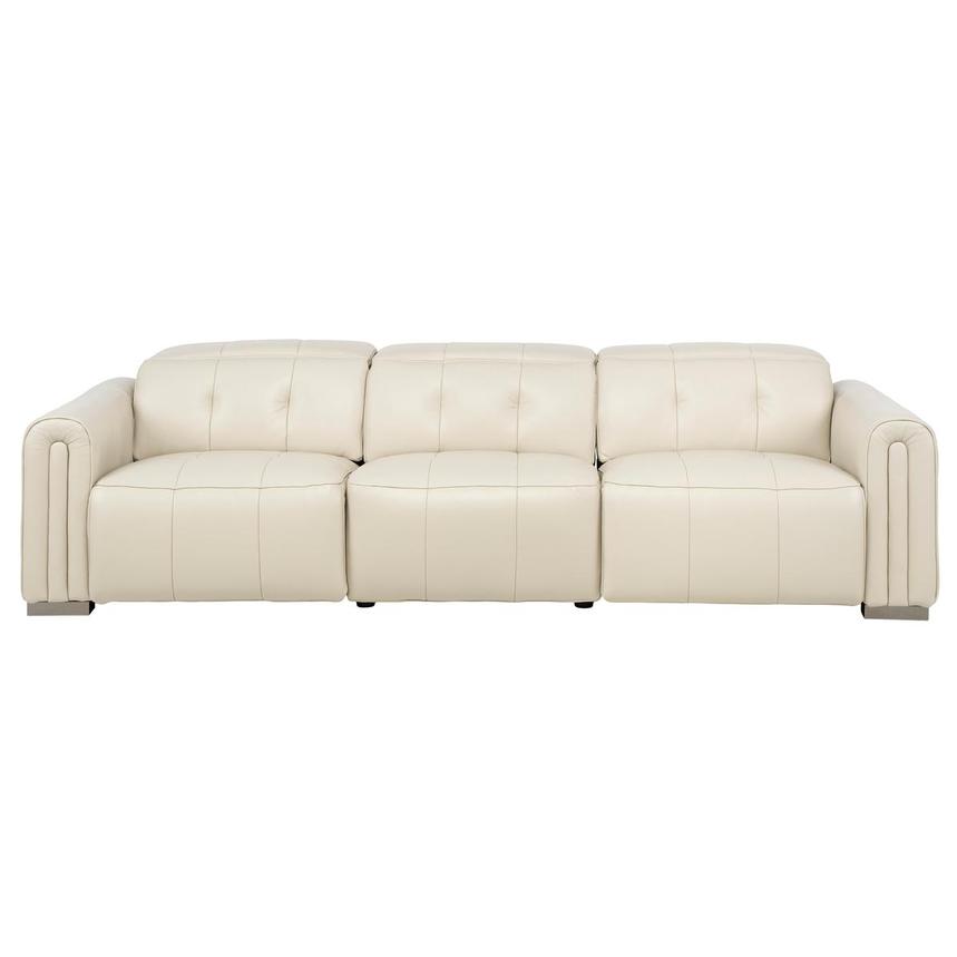 Dolomite Cream 2.0 2PWR Oversized Leather Sofa  main image, 1 of 13 images.