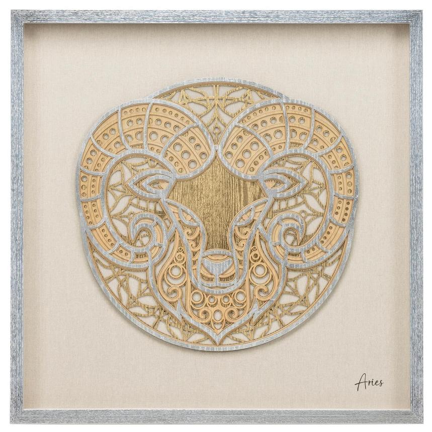 Aries Zodiac Shadow Box  main image, 1 of 7 images.