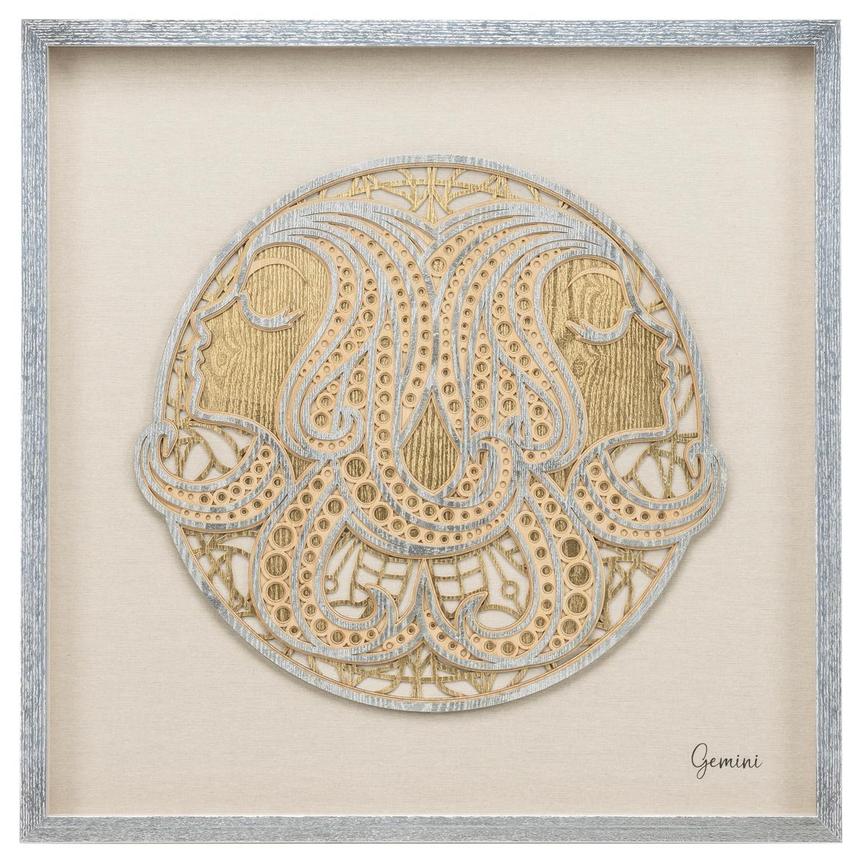 Gemini Zodiac Shadow Box