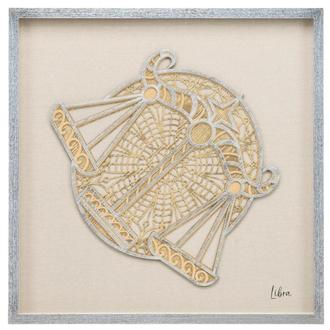 Libra Zodiac Shadow Box