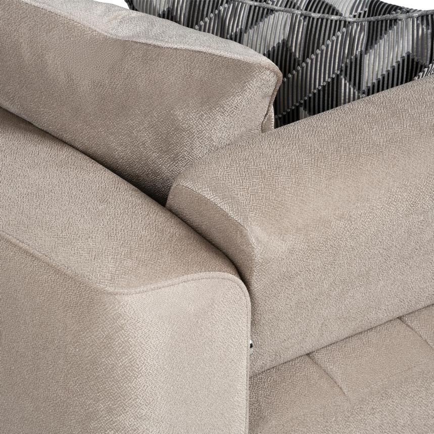 Adana Taupe Futon Sofa  alternate image, 8 of 11 images.