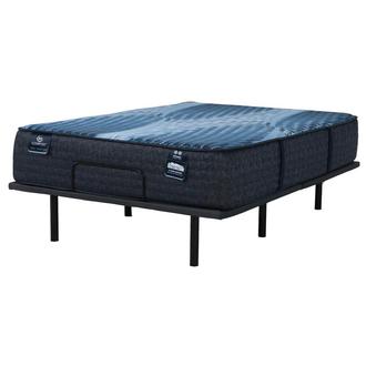 Aspire-Plush King Mattress w/Baselogic Silver Powered Base by Serta and Beautyrest