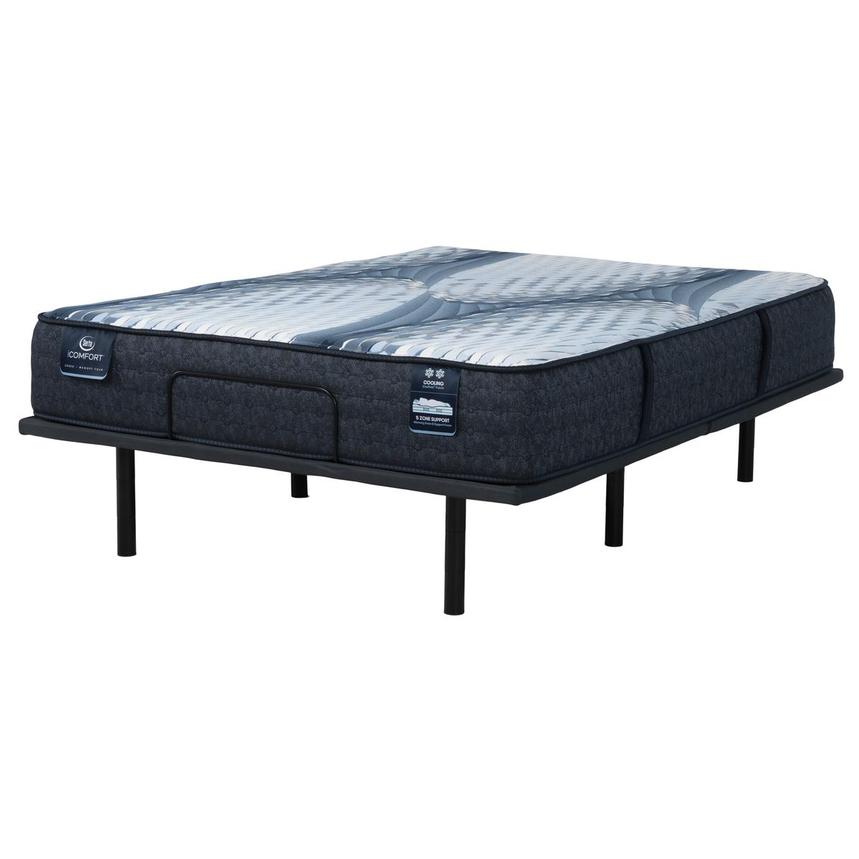 Elana-Firm King Mattress w/Baselogic Silver Powered Base by Serta and Beautyrest  main image, 1 of 6 images.