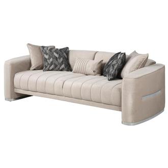Adana Taupe Futon Sofa