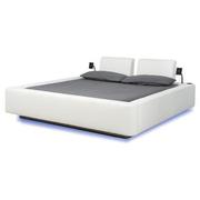 Cassie White King Platform Bed  main image, 1 of 11 images.