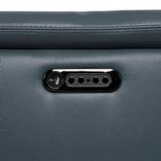 Anabel 2.0 Blue Leather Power Reclining Sectional with 6PCS/3PWR  alternate image, 13 of 13 images.