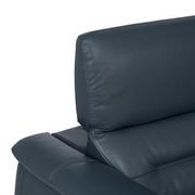 Anabel 2.0 Blue Leather Power Reclining Sectional with 5PCS/3PWR  alternate image, 6 of 9 images.