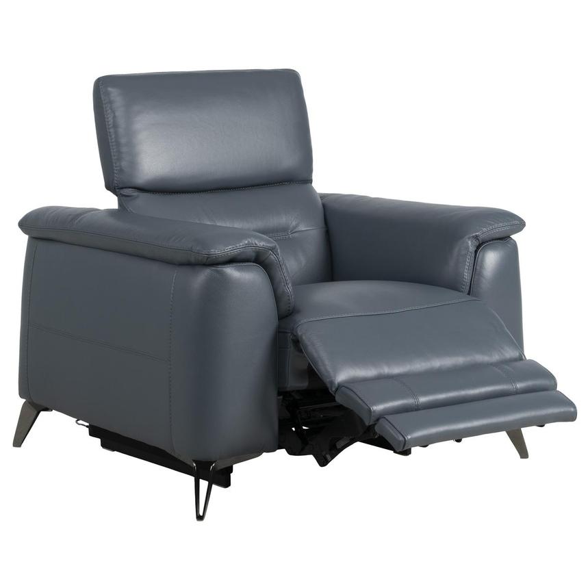 Anabel 2.0 Blue Power Recliner  alternate image, 3 of 12 images.