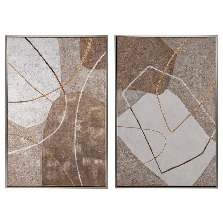 Balanced Simplicity Canvas Wall Art Set of 2 main image, 1 of 6 images.
