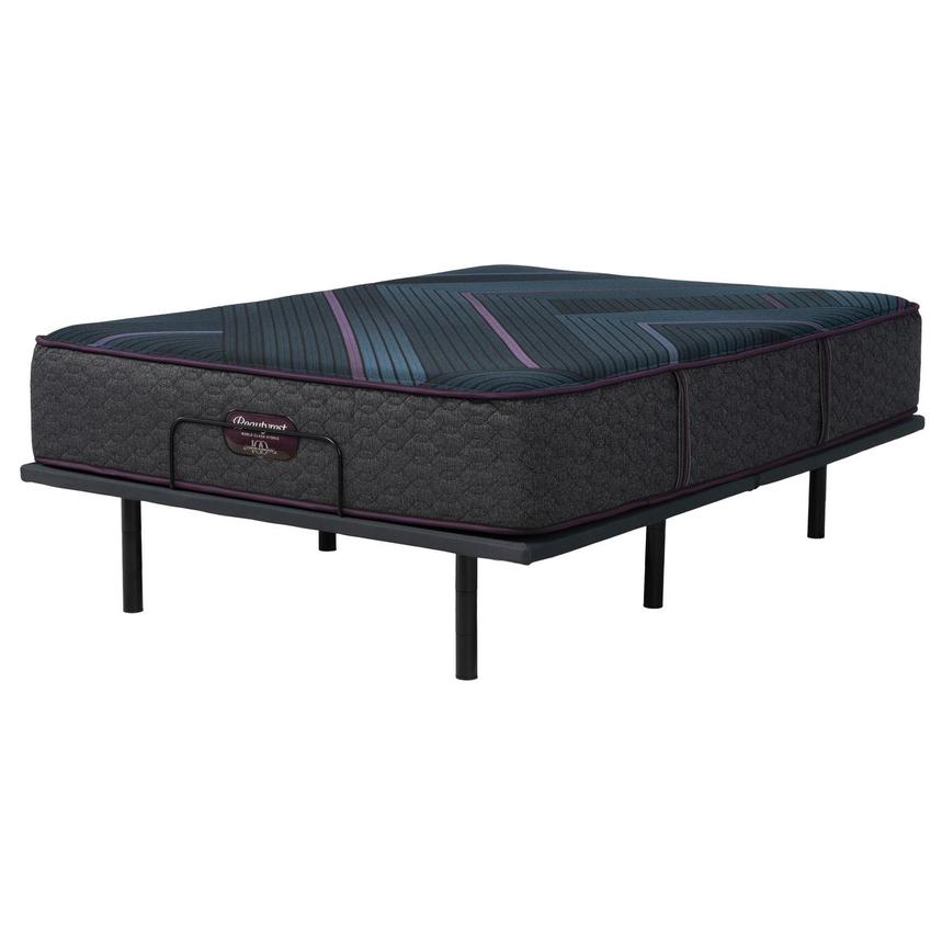 Level Three Hybrid-Plush Full Mattress w/Baselogic Silver Powered Base by Serta and Beautyrest
