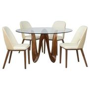 Gable Round 5-Piece Dining Set  main image, 1 of 3 images.