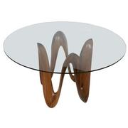 Gable Round Dining Table  alternate image, 3 of 5 images.