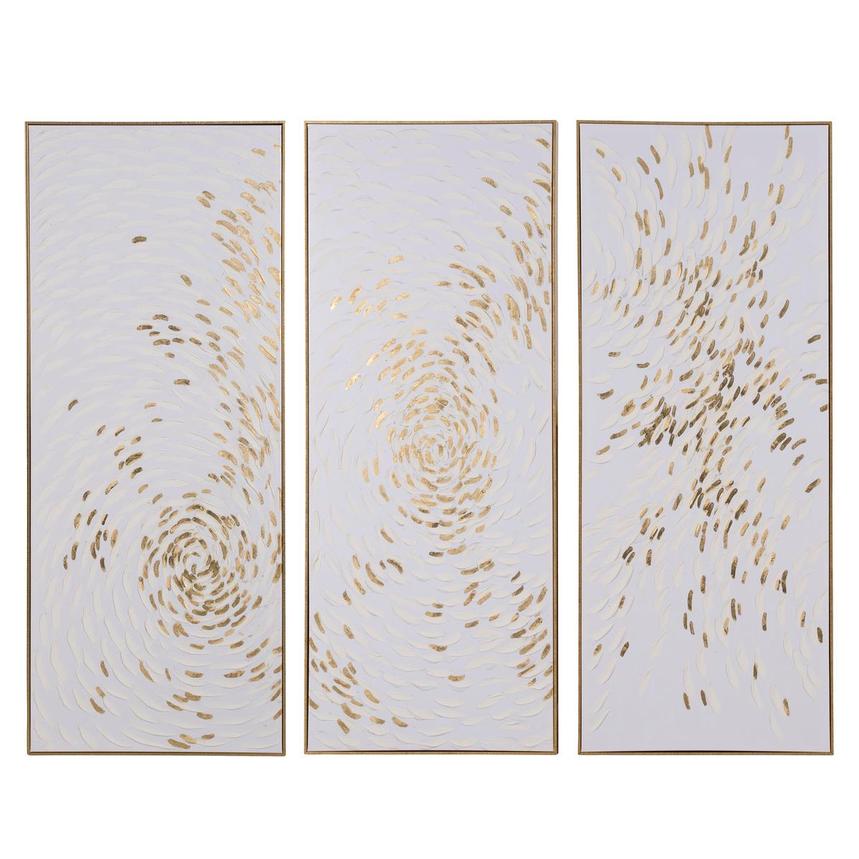 Golden Trilogy Canvas Wall Art Set of 3 main image, 1 of 7 images.