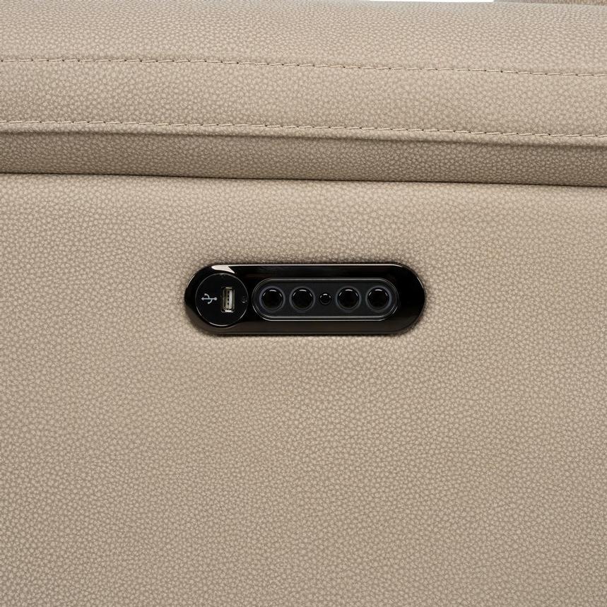 Karly Beige Power Reclining Sectional with 4PCS/2PWR  alternate image, 9 of 9 images.