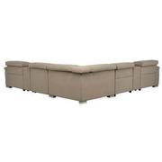 Karly Beige Power Reclining Sectional with 7PCS/3PWR  alternate image, 4 of 12 images.
