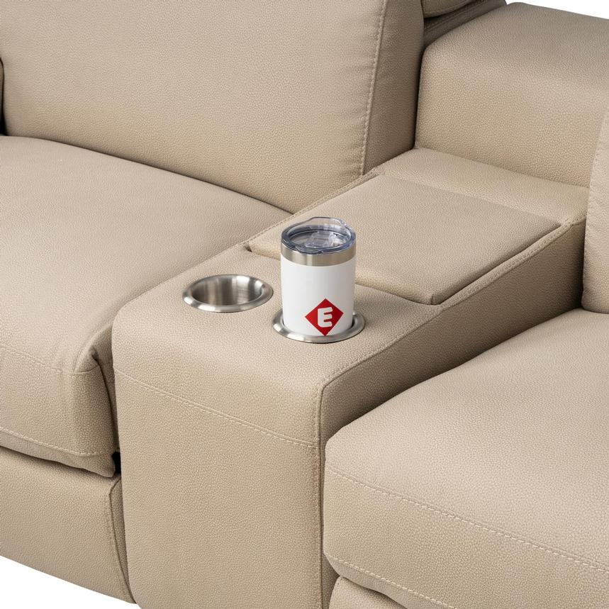 Karly Beige Power Reclining Sectional with 7PCS/3PWR alternate image, 6 of 12 images.