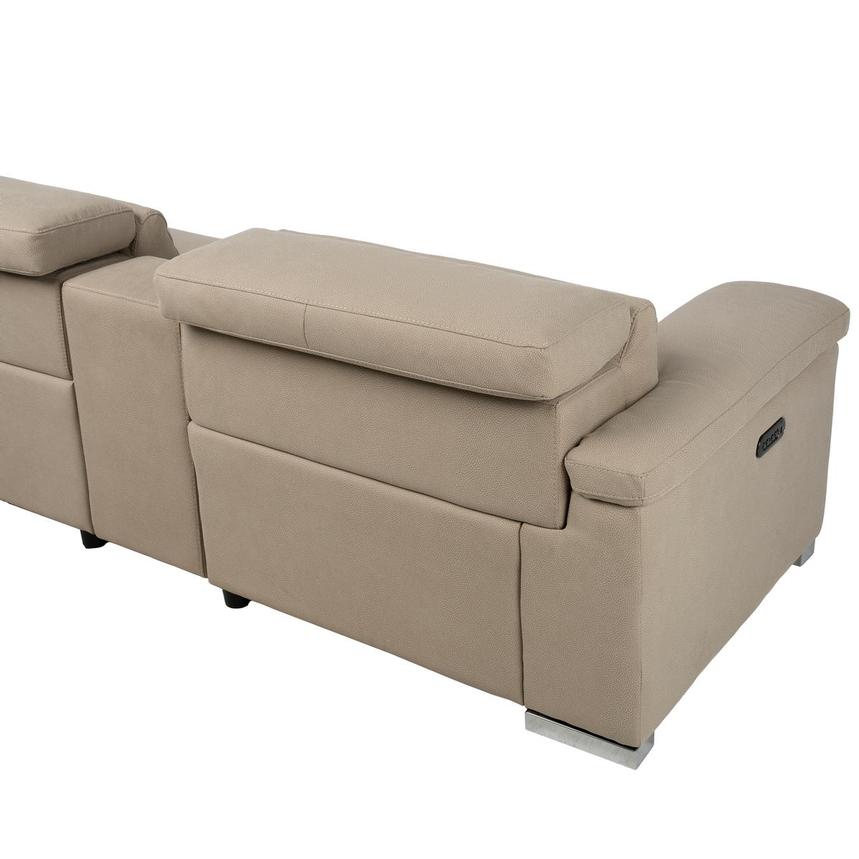 Karly Beige Power Reclining Sectional with 6PCS/2PWR alternate image, 4 of 11 images.