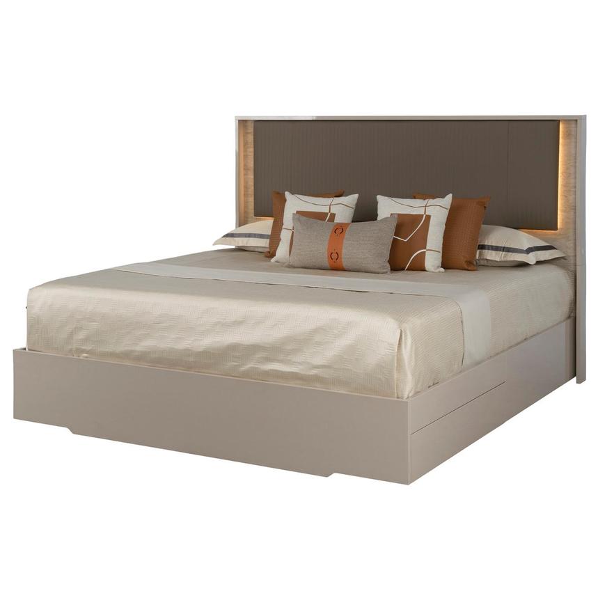 Lulia King Storage Bed main image, 1 of 9 images.