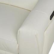 Luke 2.0 White Leather Power Reclining Sectional with 4PCS/2PWR  alternate image, 8 of 10 images.
