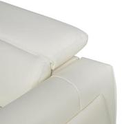 Luke 2.0 White Leather Power Reclining Sectional with 6PCS/3PWR  alternate image, 10 of 13 images.