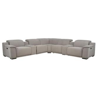 Naivis Power Reclining Sectional with 7PCS/3PWR