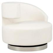 Okru III White Accent Chair  alternate image, 2 of 9 images.