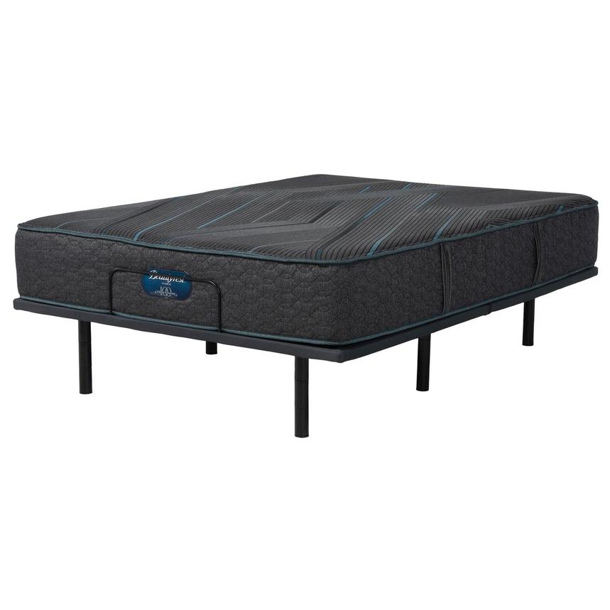 Level Two Hybrid Medium-Firm Full Mattress w/Baselogic Silver Powered Base by Serta and Beautyrest  main image, 1 of 5 images.