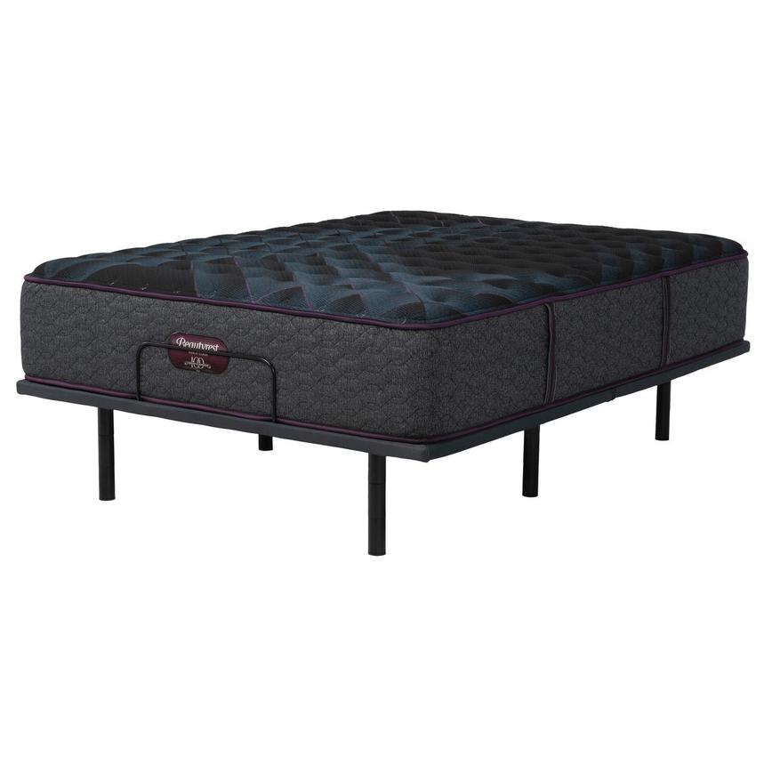 Level Three Medium-Firm Queen Mattress w/Baselogic Silver Powered Base by Serta and Beautyrest main image, 1 of 5 images.