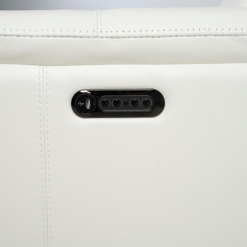 Davis 2.0 White Home Theater Leather Seating with 5PCS/3PWR  alternate image, 10 of 10 images.
