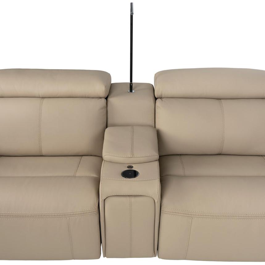 Mars Home Theater Leather Seating with 5PCS/3PWR alternate image, 6 of 13 images.