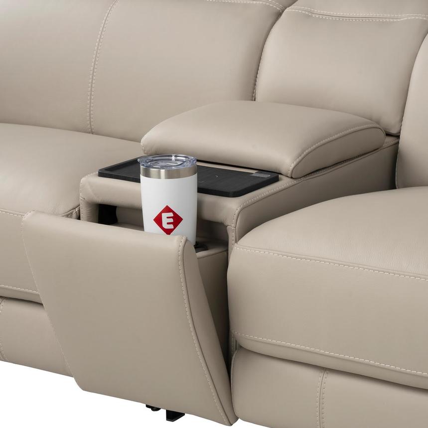 Luke 2.0 Taupe Home Theater Seating with 5PCS/2PWR  alternate image, 5 of 10 images.