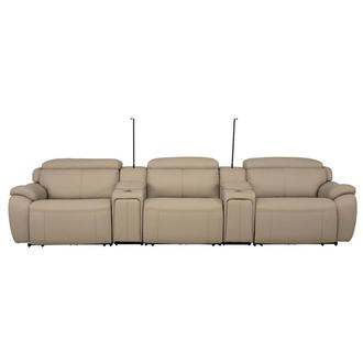 Mars Home Theater Leather Seating with 5PCS/3PWR