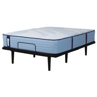 Plus Plainfield Uf King Mattress w/Ease® Powered Base by Stearns & Foster