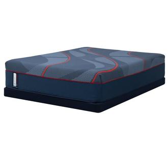 Elite High Point II Hybrid-Soft King Mattress w/Low Foundation by Sealy Posturepedic