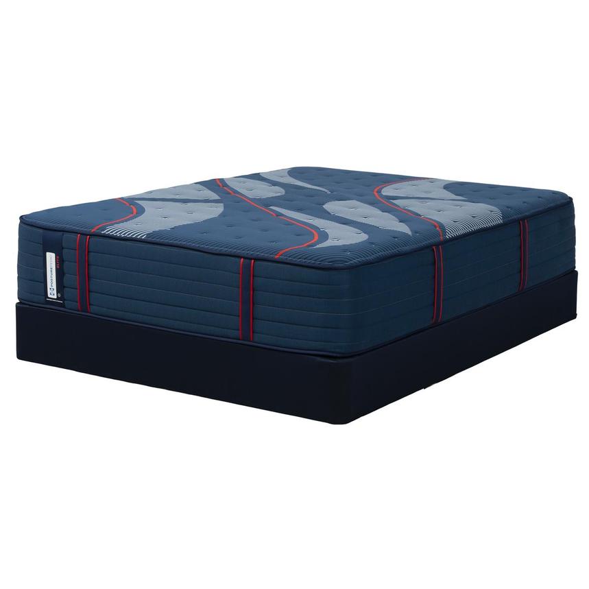 Elite Brenham II Firm King Mattress w/Regular Foundation by Sealy Posturepedic main image, 1 of 4 images.