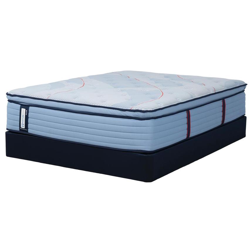 Plus Plainfield EPT Soft Queen Mattress w/Regular Foundation by Sealy Posturepedic Plus  main image, 1 of 4 images.