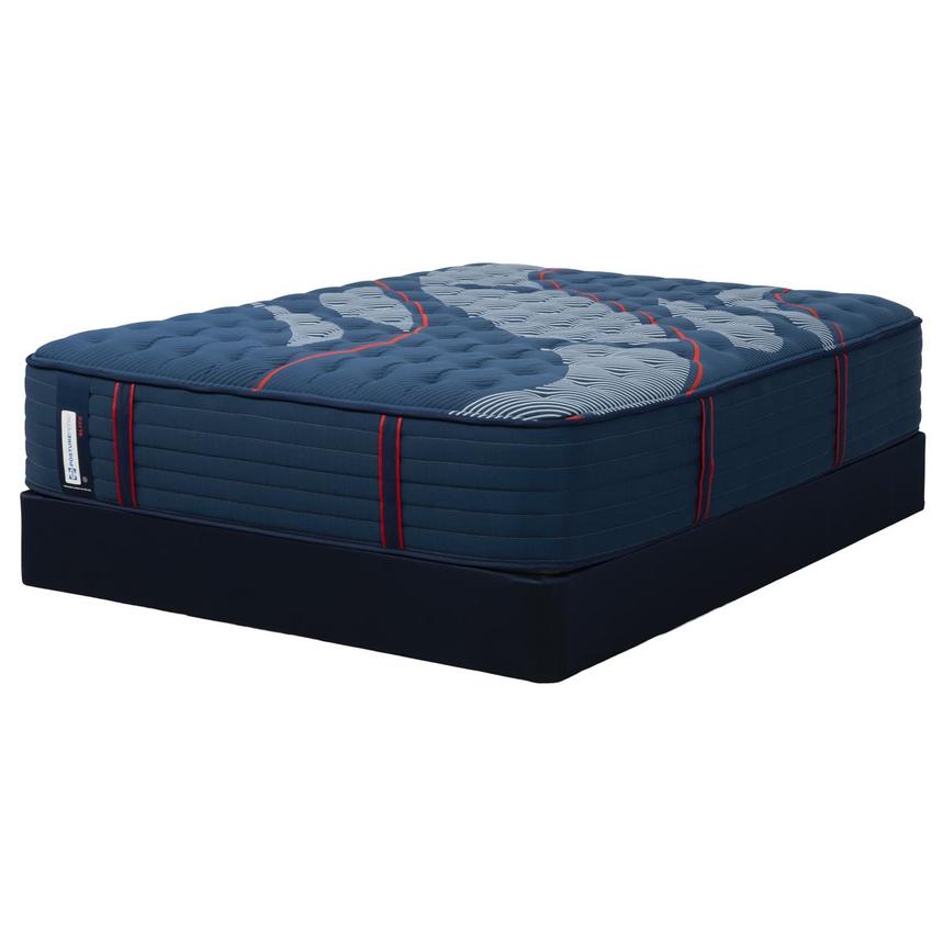Elite Brenham II Medium Queen Mattress w/Regular Foundation by Sealy Posturepedic main image, 1 of 4 images.