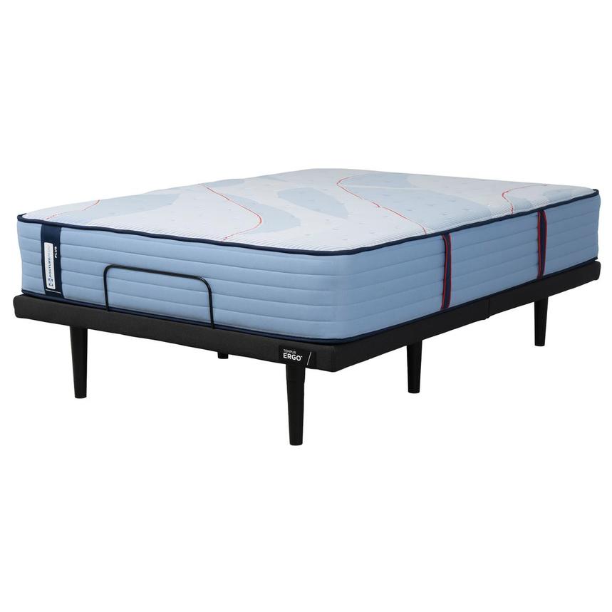 Plus Plainfield Uf Queen Mattress w/Ergo® Powered Base by Tempur-Pedic  main image, 1 of 5 images.