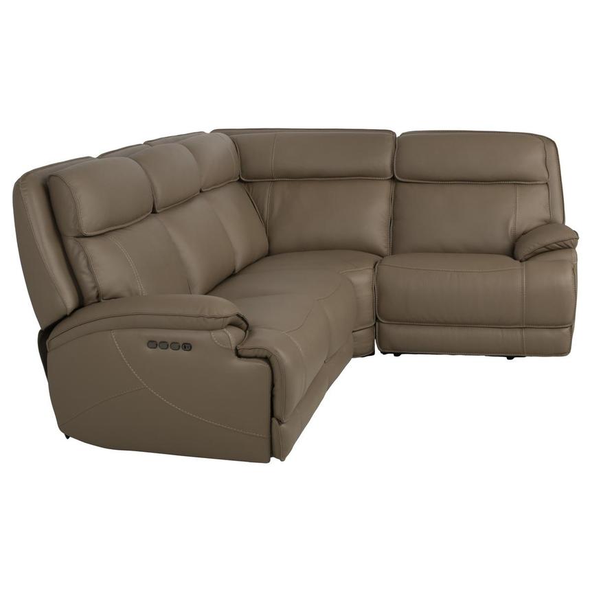Mambo Leather Power Reclining Sectional with 4PCS/2PWR  alternate image, 2 of 10 images.
