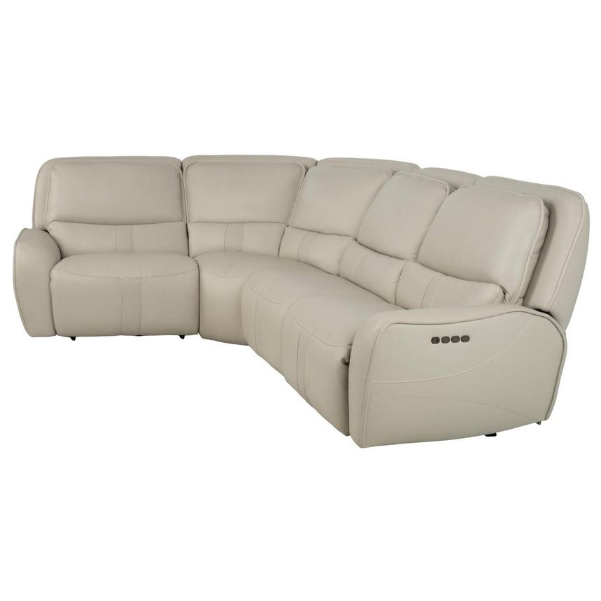 Tango Leather Power Reclining Sectional with 4PCS/2PWR alternate image, 4 of 11 images.