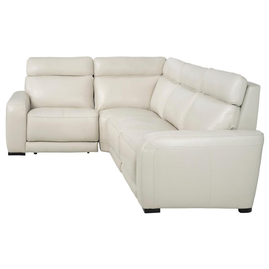 Rumba Leather Power Reclining Sectional with 4PCS/2PWR  alternate image, 3 of 12 images.