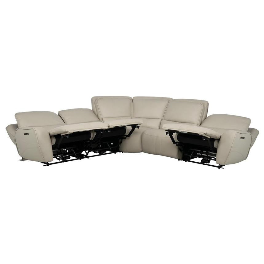 Tango Leather Power Reclining Sectional with 5PCS/3PWR alternate image, 3 of 9 images.