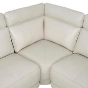 Rumba Leather Power Reclining Sectional with 6PCS/2PWR  alternate image, 4 of 16 images.