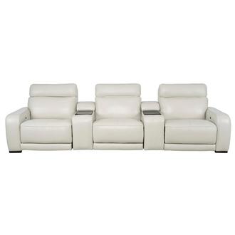 Rumba Home Theater Leather Seating with 5PCS/2PWR