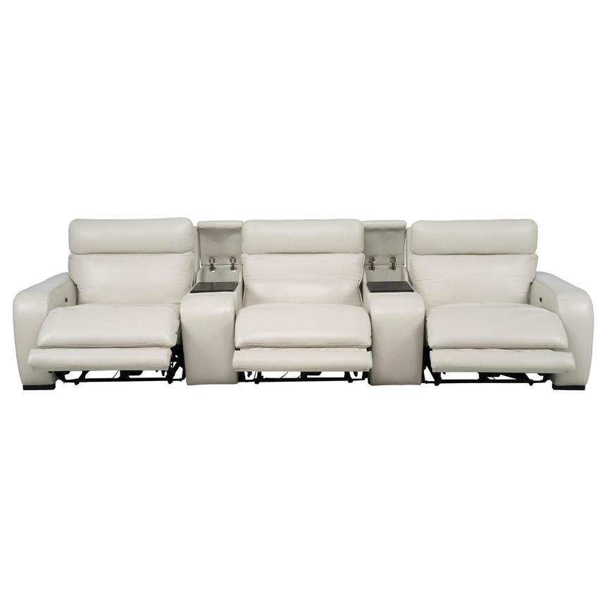 Rumba Home Theater Leather Seating with 5PCS/3PWR  alternate image, 2 of 15 images.