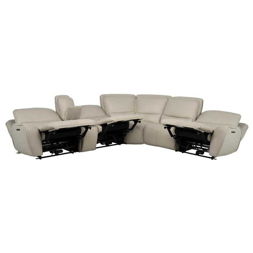 Tango Leather Power Reclining Sectional with 6PCS/3PWR alternate image, 3 of 15 images.