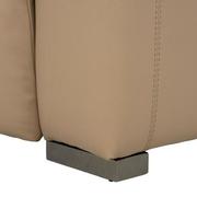 Cordova Dark Cream Leather Power Reclining Sectional with 6PCS/2PWR  alternate image, 10 of 10 images.